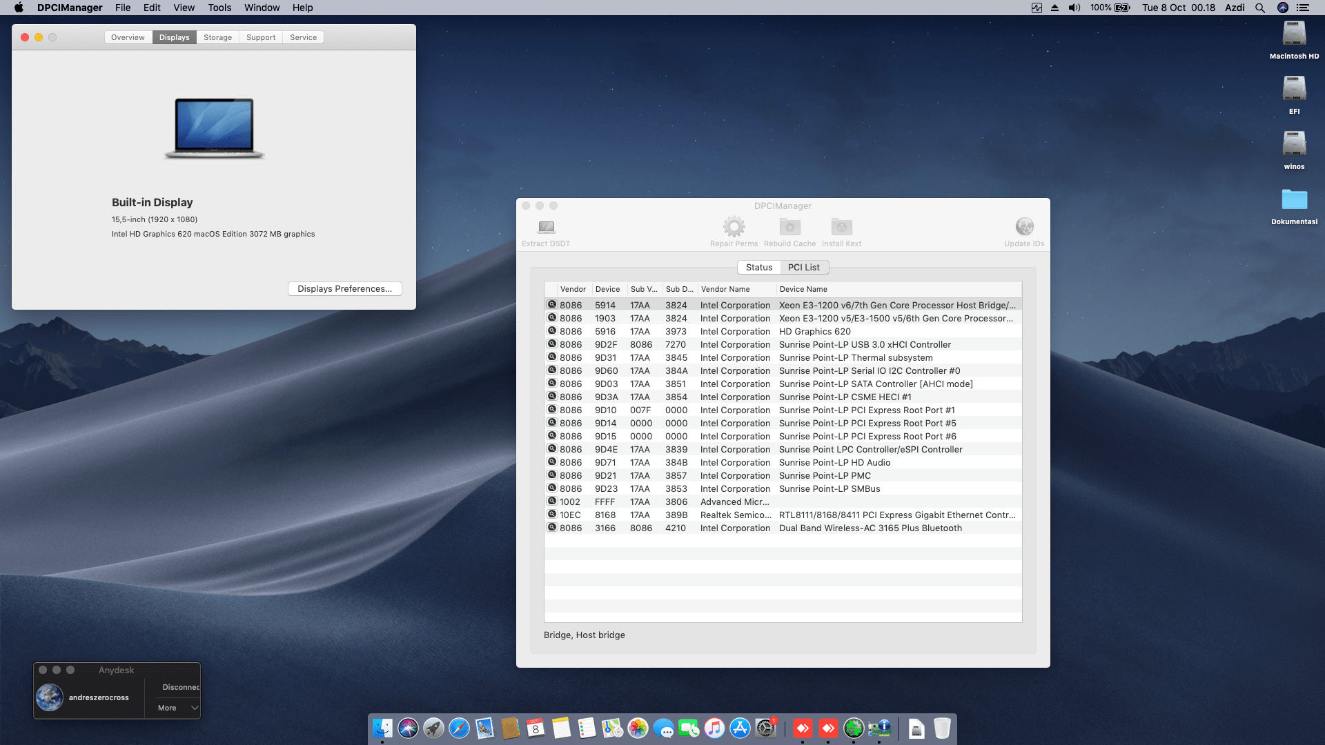 Lenovo V330 15IKB [KabyLake R   Intel HD 620 + I2C] 2
